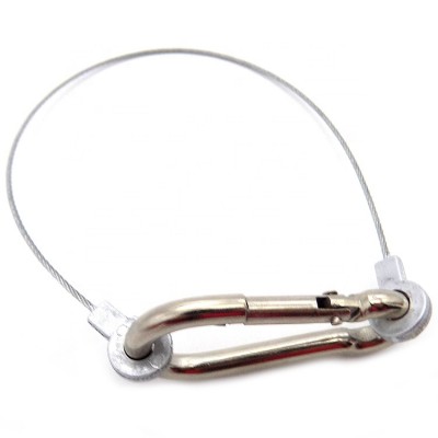 Latest Cheap Price Safety Strong Wire Cable Assembly Carabiner Strong Steel Cable Sling